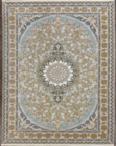 Ковер персидский G129 Mashad 1200 (Акрил, серый)