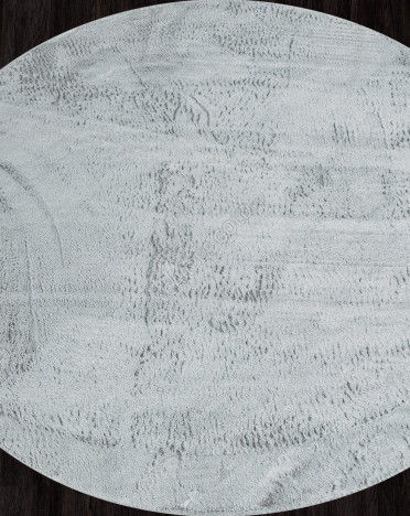 Ковер китайский PX2000 RABBIT (Полиэстер, серый) круглый