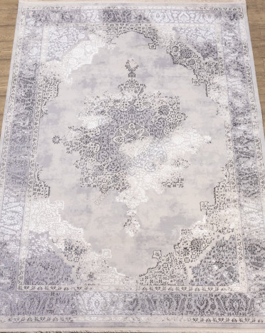 Ковер турецкий N887A Prado (Полиэстер, серый)