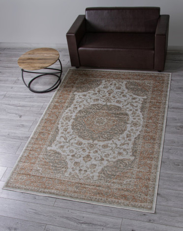 Бельгийский ковер Ragolle LIVANTE 927600 - 6919 (Вискоза, серый, терракотовый)