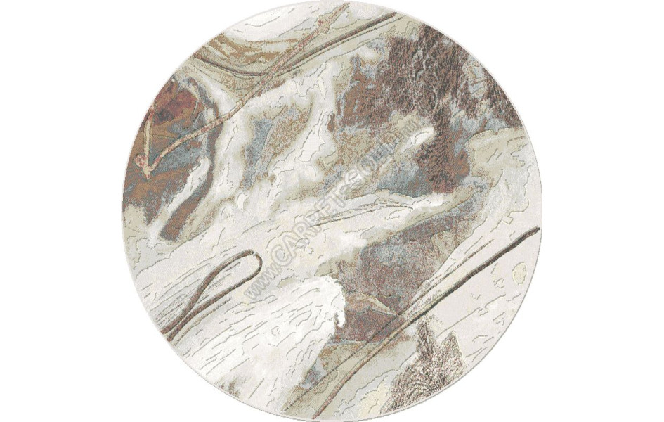 Ковер бельгийский Argentum 63529 7270 круглый