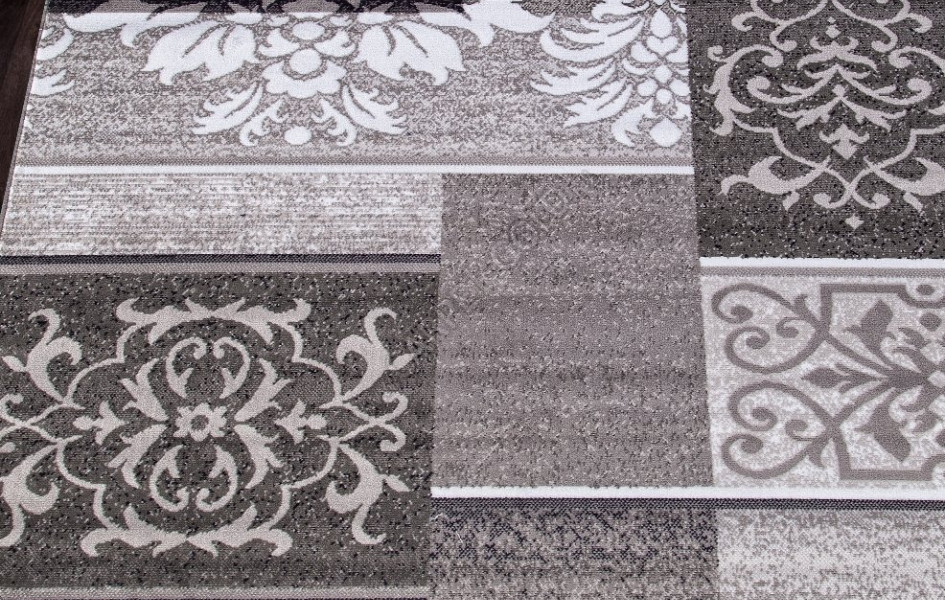 Ковер d216 - GRAY - Овал - коллекция SILVER