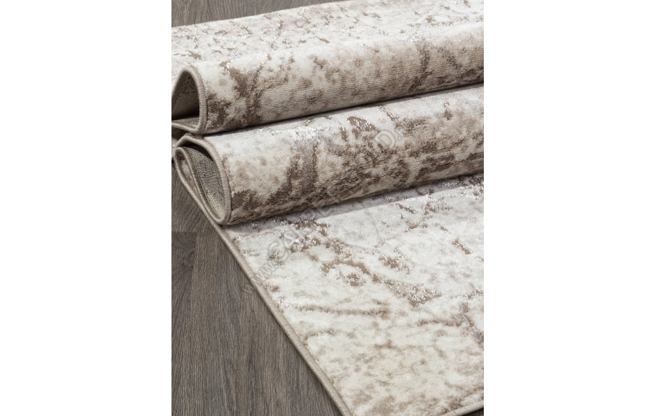 Ковер в стиле модерн F175 - BEIGE - Прямоугольник - коллекция ALABAMA