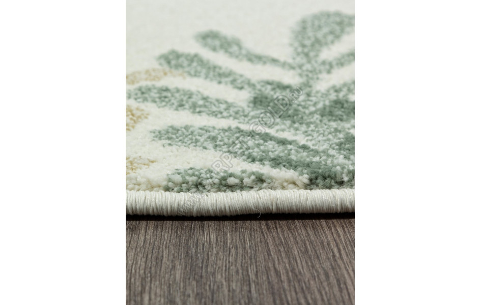 Ковер F261 - GREEN - Круг - коллекция SOFIT