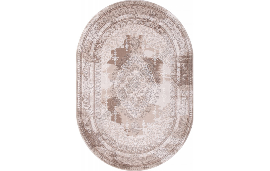 Ковер 03704A - BROWN / BROWN - Овал - коллекция ARMINA
