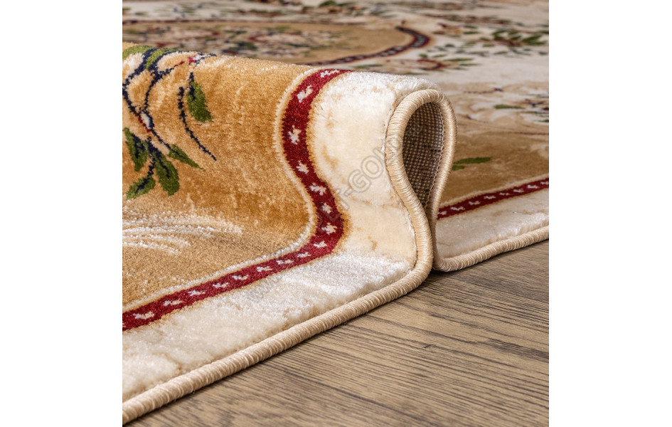 Ковры дизайн 20611 цвет 22126 Акварель овал