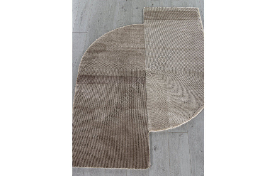 Ковер 00833C - GREY / BROWN - Прямоугольник - коллекция SAFIR