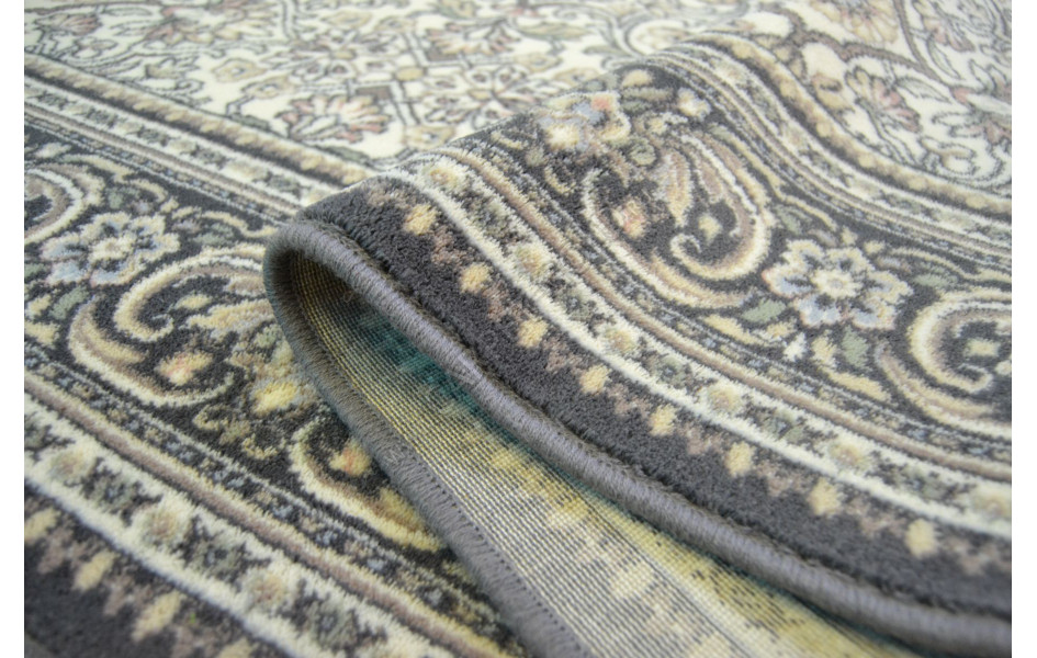 Шерстяной ковёр salamanka alabaster серого цвета